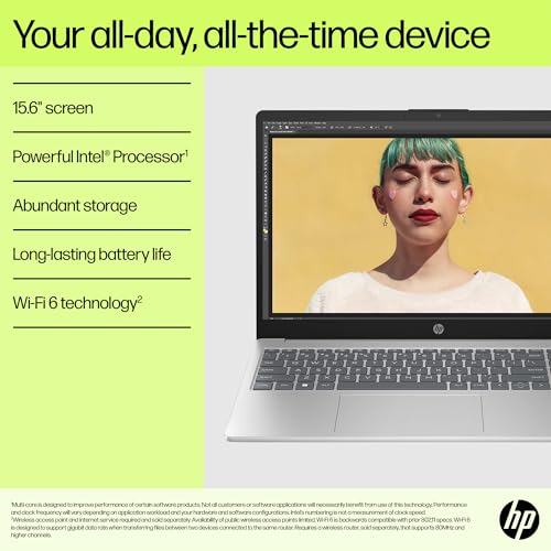 HP Flagship 15.6 HD Laptop, Intel Quad-Core Pentium N200 (Beat i5-8250U) with 500GB External SSD, WiFi, Fast Charge, HDMI, 1 Year Microsoft Office 365, Win 11