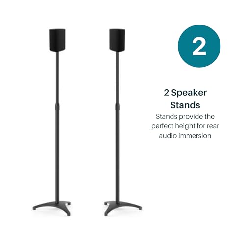 Platin Milan 5.1 Surround Sound Speaker System - Wireless Home Theater System for Smart TVs - WiSA Certified - with WiSA SoundSend Transmitter Included