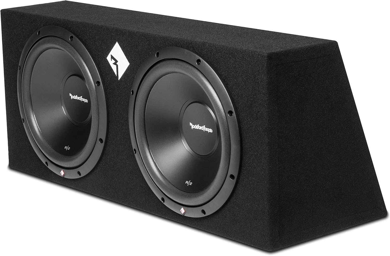 Rockford Fosgate Prime R2-2X12 Dual 12" Subwoofers in Sealed Loaded Enclosure 500-Watts RMS / 1000-Watts Peak