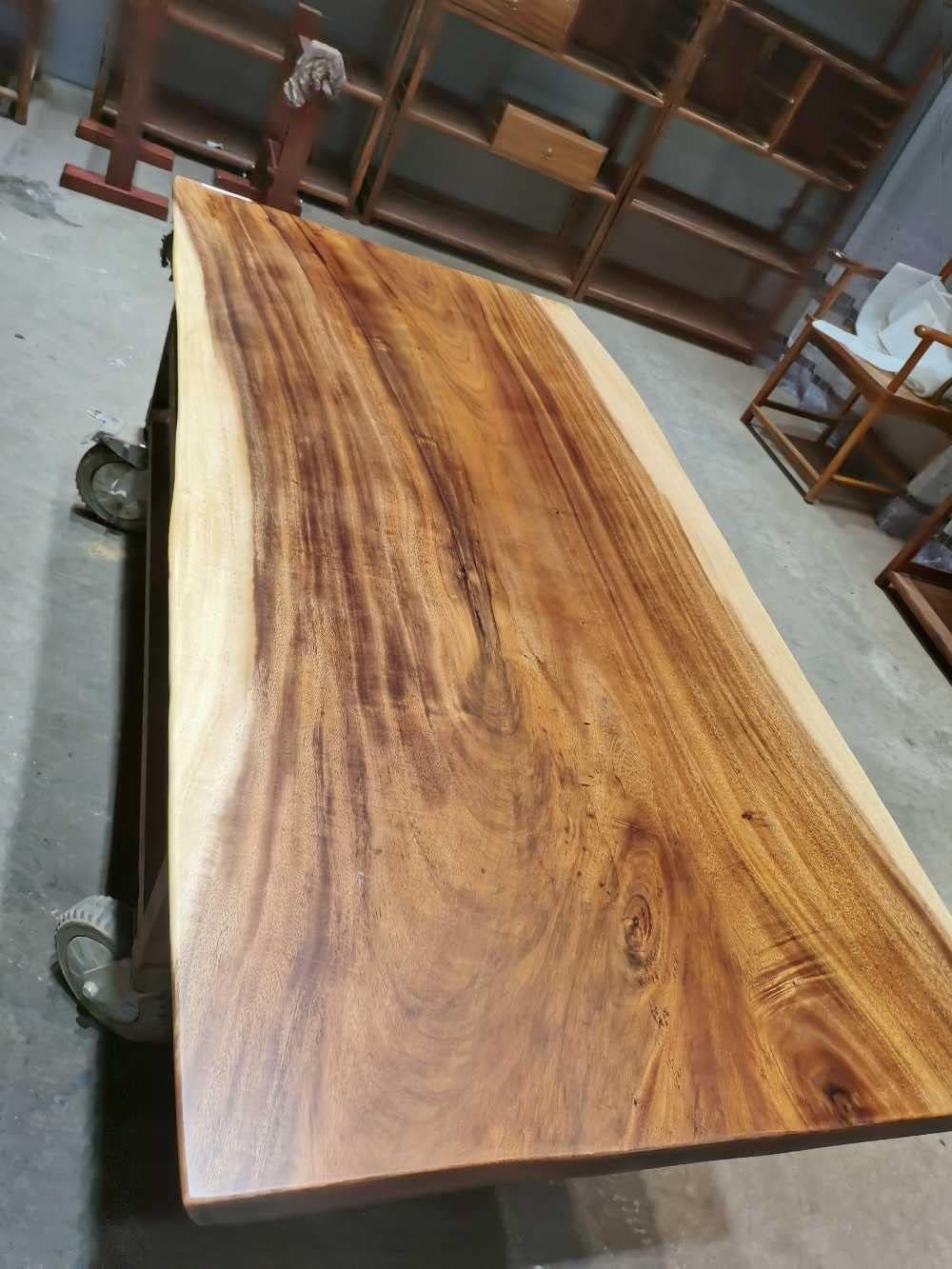 Walnut Dining Table, Live Edge Table Slab, Congo Walnut, Live Edge Dining Table,Wood Table