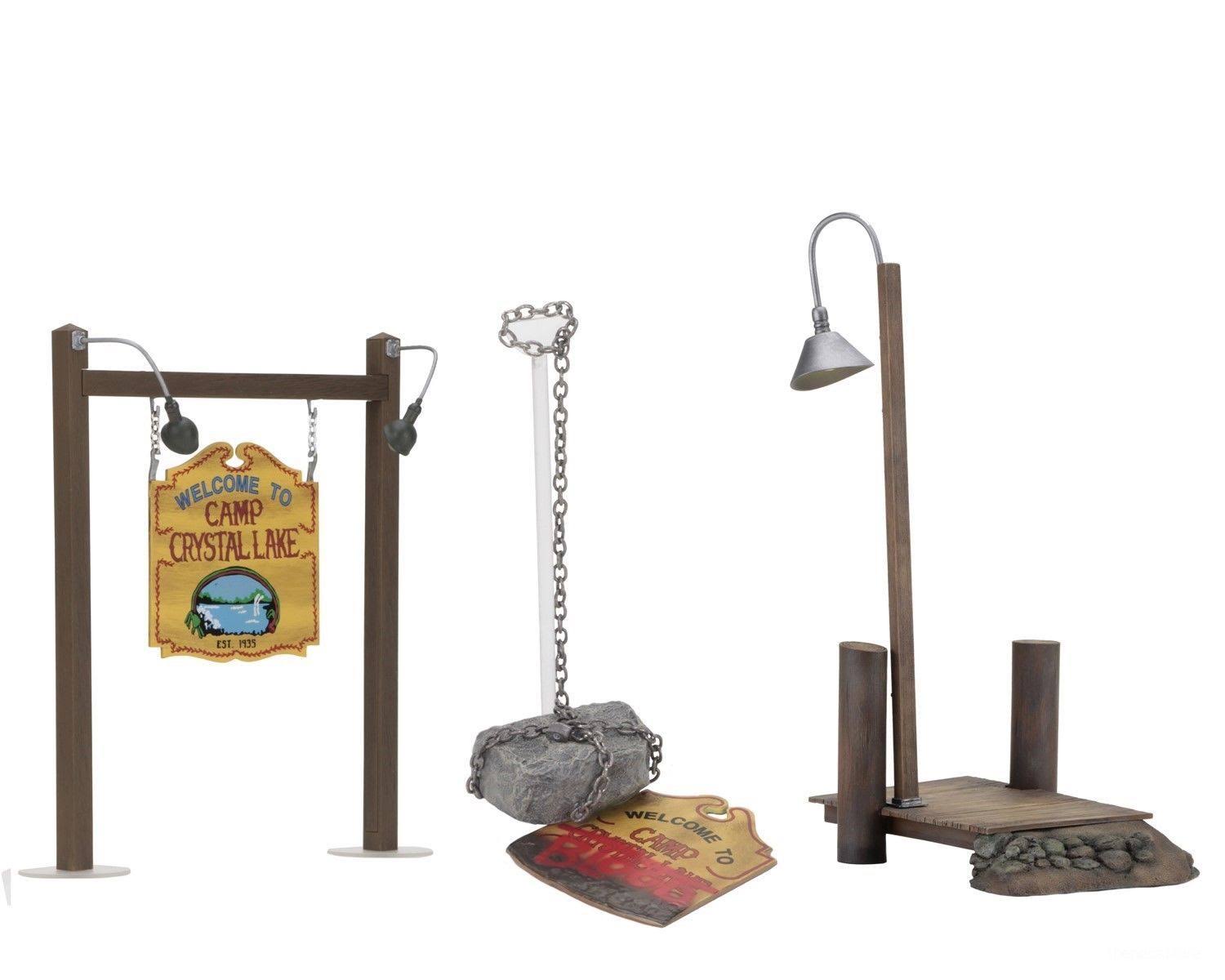 NECA Friday The 13th Camp Crystal Lake Accessory Playset