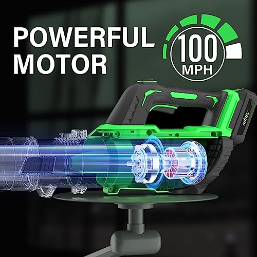 SOYUS Cordless Leaf Blower & Leaf Vacuum with Battery and Charger