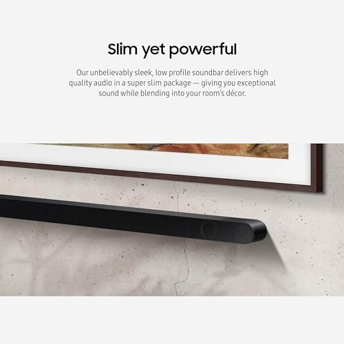 SAMSUNG HW-S50B/ZA 3.0ch All-in-One Soundbar w/Dolby 5.1, DTS Virtual:X, Q Symphony, Built in Center Speaker, Adaptive Sound Lite, Bluetooth Multi Connection, 2022 Black