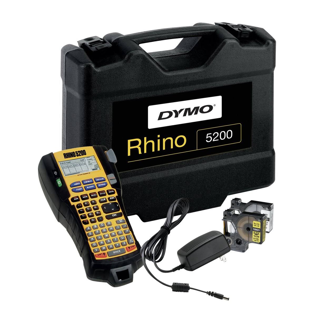 Dymo Rhino S0841400 5200 Label Printer in Hard Case