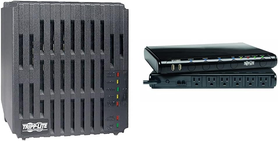 Tripp Lite LC1200 Line Conditioner 1200W AVR Surge 120V 10A 60Hz 4 Outlet 7-Feet Cord White