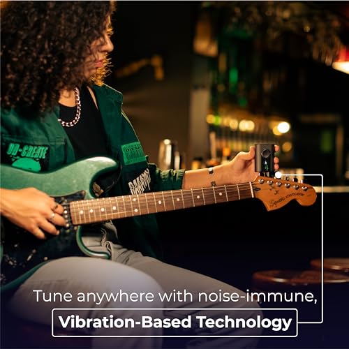 ROADIE 3 | Smart Automatic Guitar Tuner, Metronome & String Winder | For Electric Guitars, Acoustic Guitars, 12-String Guitars, Ukulele, Banjo, Mandolin | 150+ Alternate Tunings