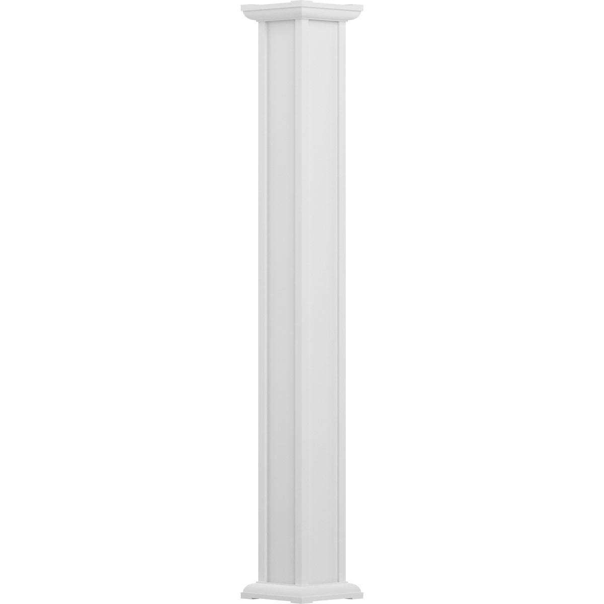 AFCO, Industries EA0609INPSAACAC 6x22 x 9& Endura-Aluminum Acadian Style Column, Square Shaft (FOR Post Wrap Installation), Non-