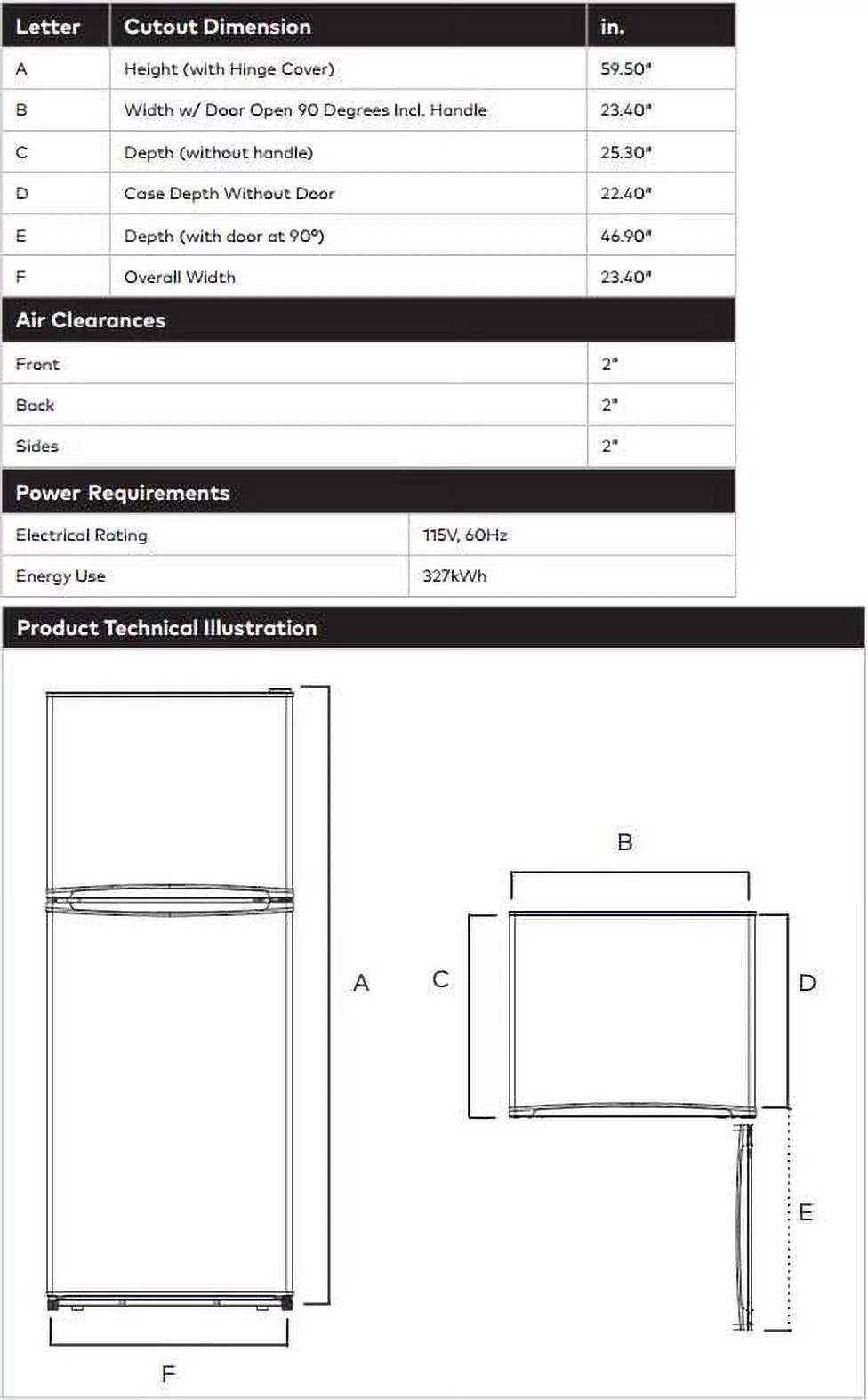 Haier HA10TG21SS 24 Top Freezer Refrigerator with 9.8 cu. ft. Total Capacity Frost-Free and Glass Shelves in Stainless