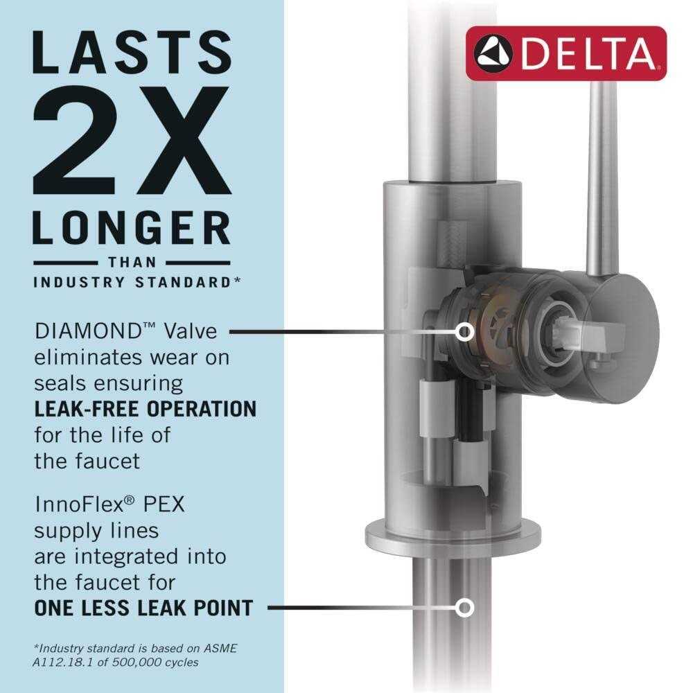 Delta Leland Single Handle Pull-Down Kitchen Faucet - Shop Hardware Tools Online Store