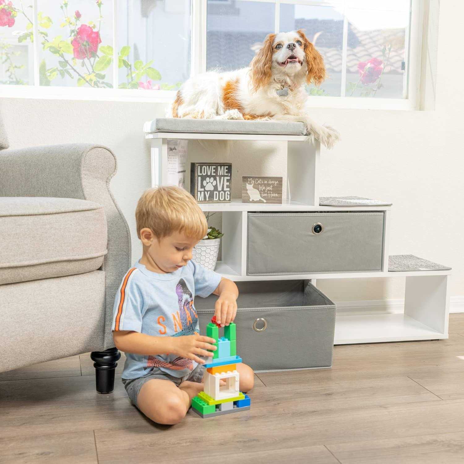 PetFusion Pet Step Window Perch Bookshelf - Pet Supplies online store
