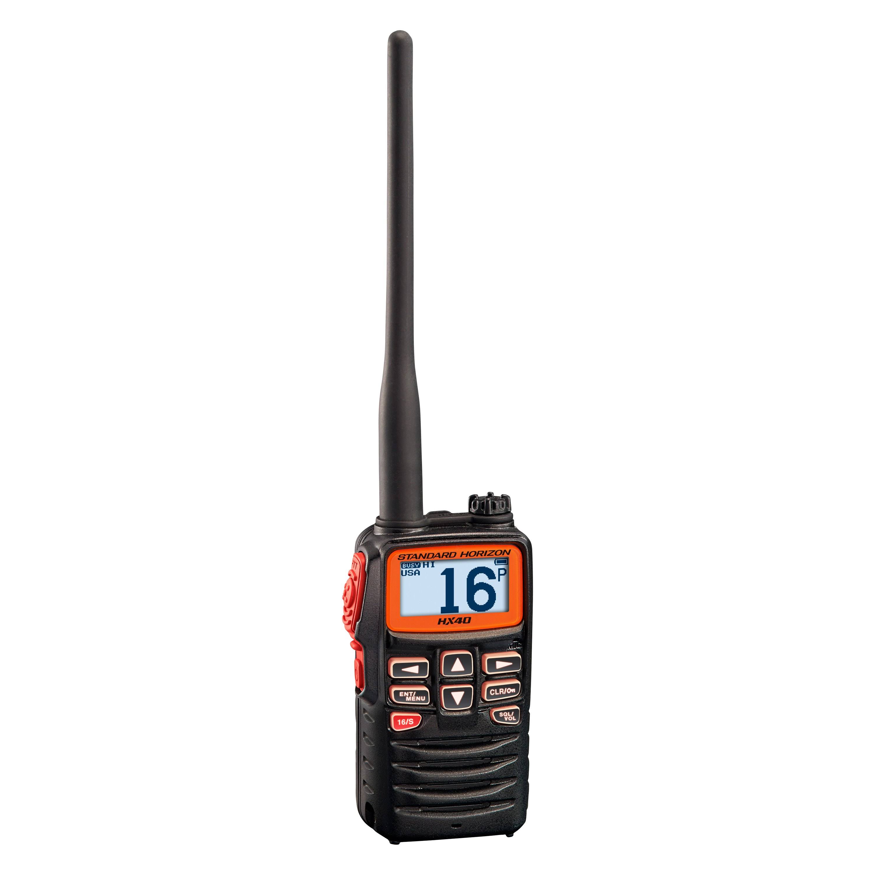 Standard Horizon - HX40 Handheld 6W Ultra Compact Marine VHF Transceiver w/FM Band