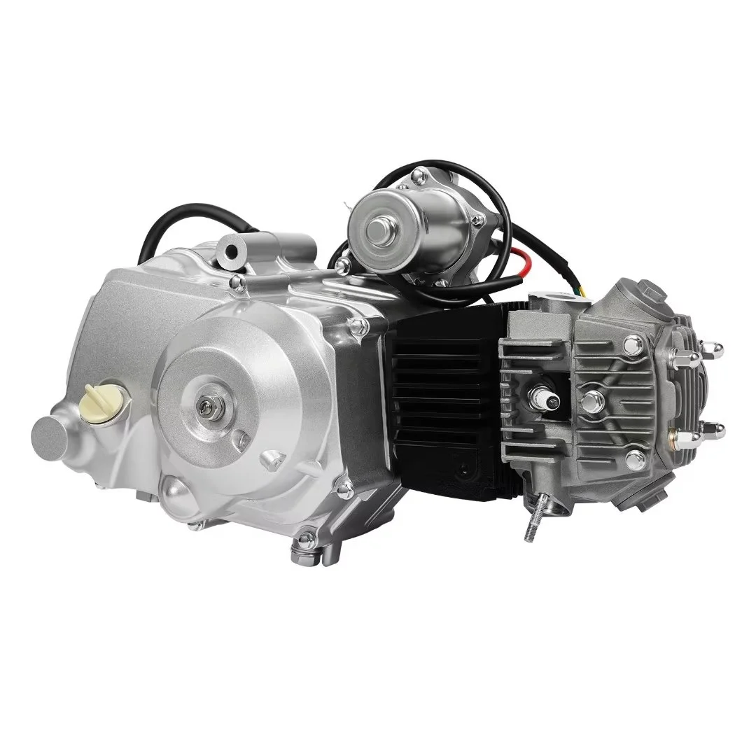 TFCFL 125cc Engine 4 Stroke Motor 3 Speed Reverse Semi Auto for ATV Quad Bike Buggy 4 Wheeler B Lawn Mower Engine