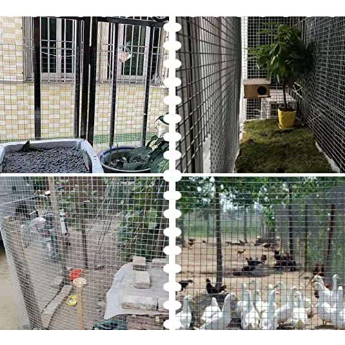 Chicken Wire Mesh for Gardening- Rust-Proof Galvanized Wire Net- Poultry Fence for Chicken, Deer, Rabbits, Safety Construction Fence