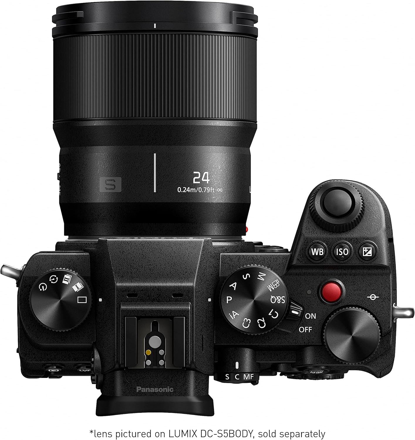 Panasonic LUMIX S Series Camera Lens, 24mm F1.8 L-Mount Interchangeable Lens for Mirrorless Full Frame Digital Cameras, S-S24