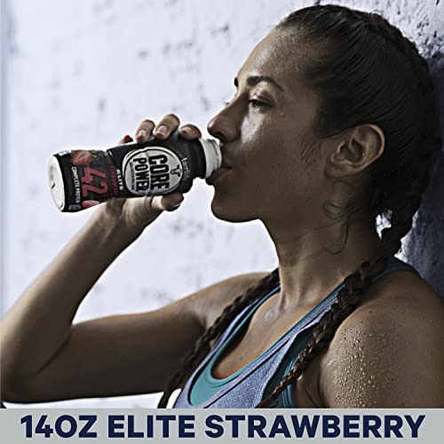 Fairlife Core Power Elite 42g High Protein Milk Shake, Ready To Drink for Workout Recovery, Strawberry, 14 Fl Oz (2 Packs of 12)