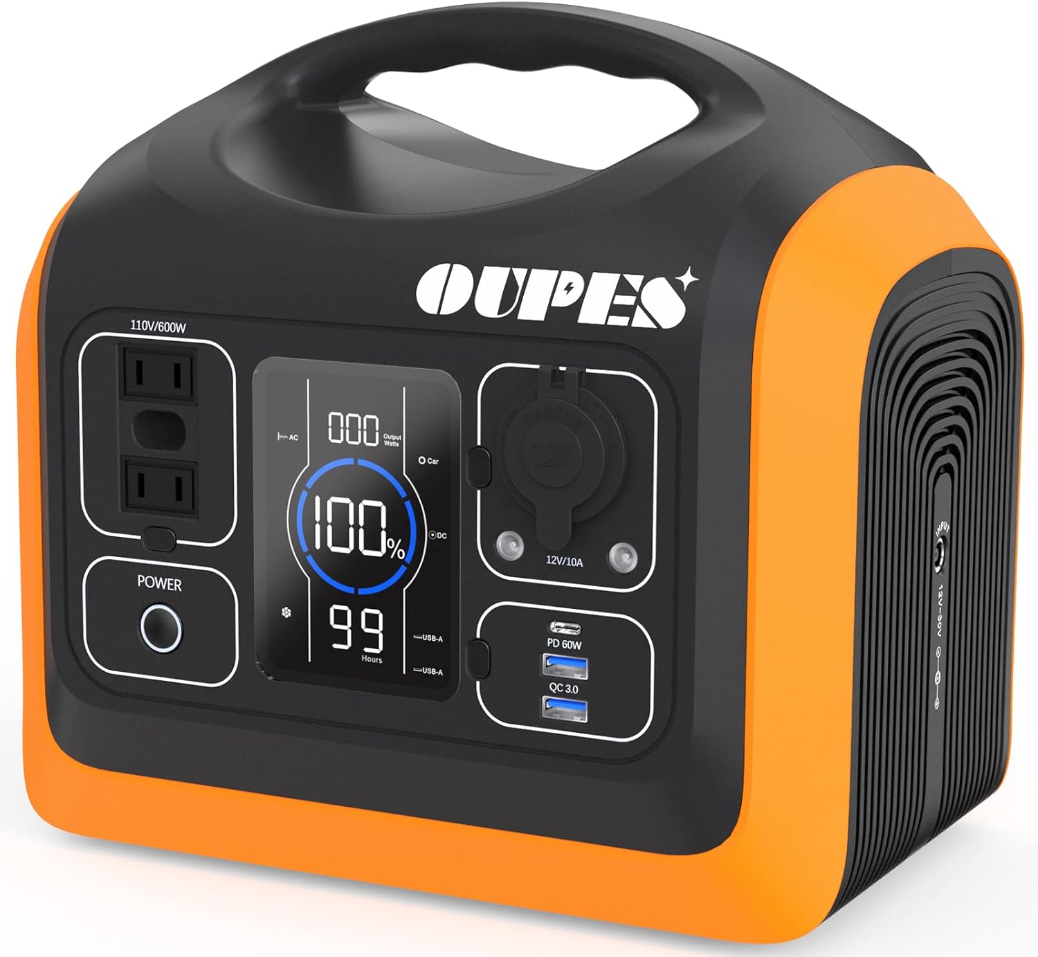 1488Wh/1800W Portable Power Station with 400W Solar Panel Included, LiFePO4 Power Station Battery Pack 3 AC Outlets(4000W Peak), Solar Powered Generator for Outdoor Camping Home Vanlife Off-Grid Emergency