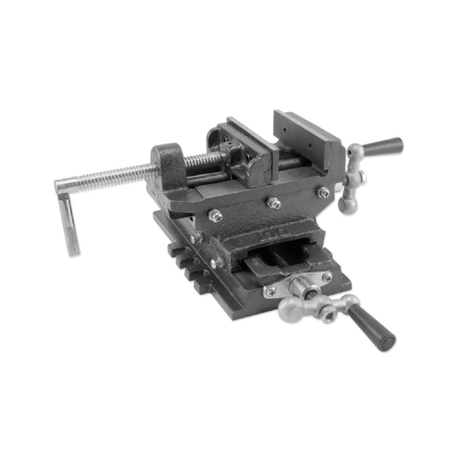 Hiltex 55093 6-Inch Cross Slide Drill Press Vise | Cast Iron