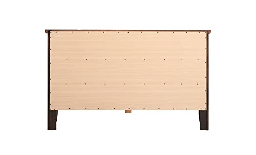 Glory Furniture Primo , White Dresser, 36"H X 59"W X 16"D,