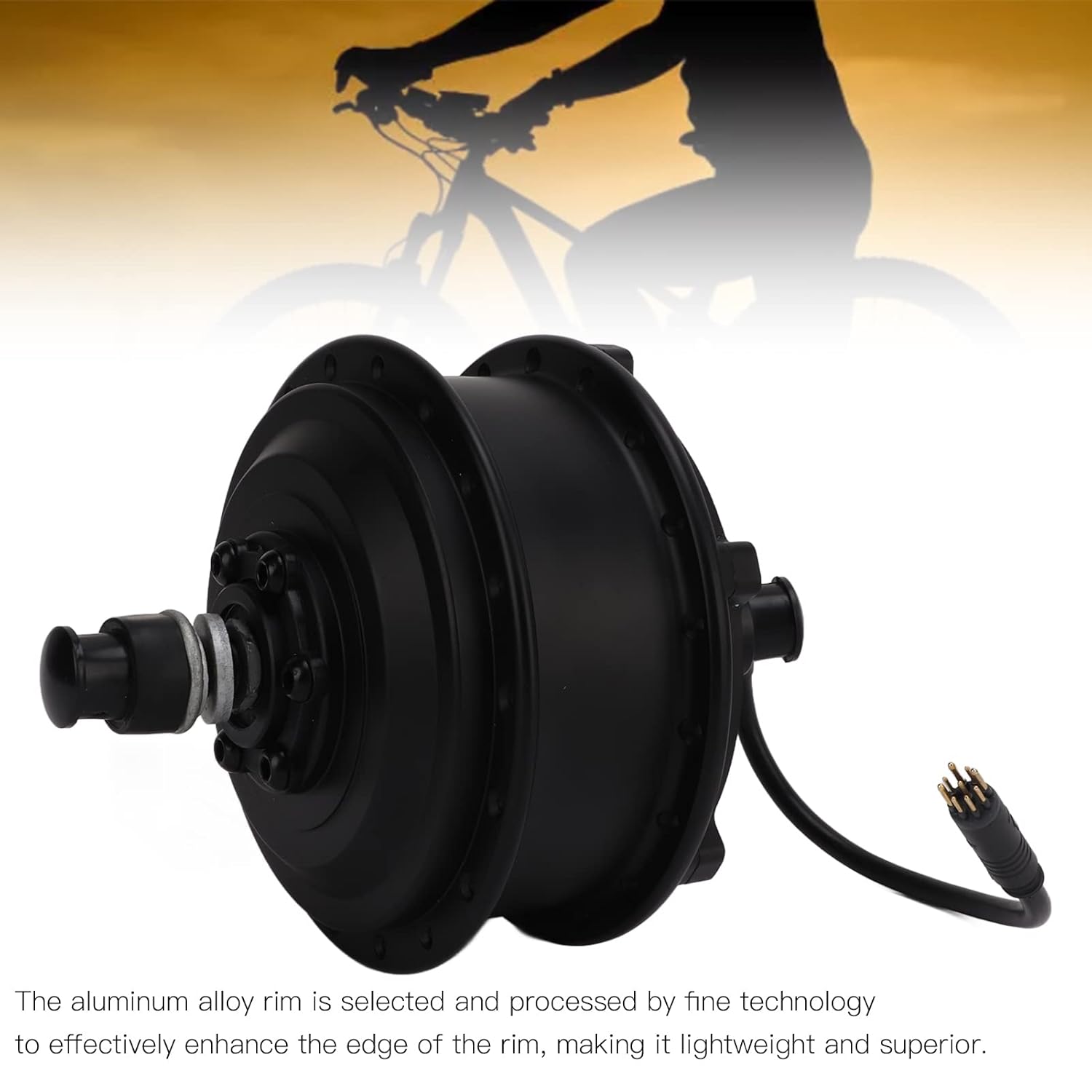 Electric Bicycle Hub Motor, 36V 250W Waterproof Front Wheel Ebike Conversion Motor Kit with 3 Riding Modes, 25-28km/h Brushless Gear Drive for Bike Upgrade Parts