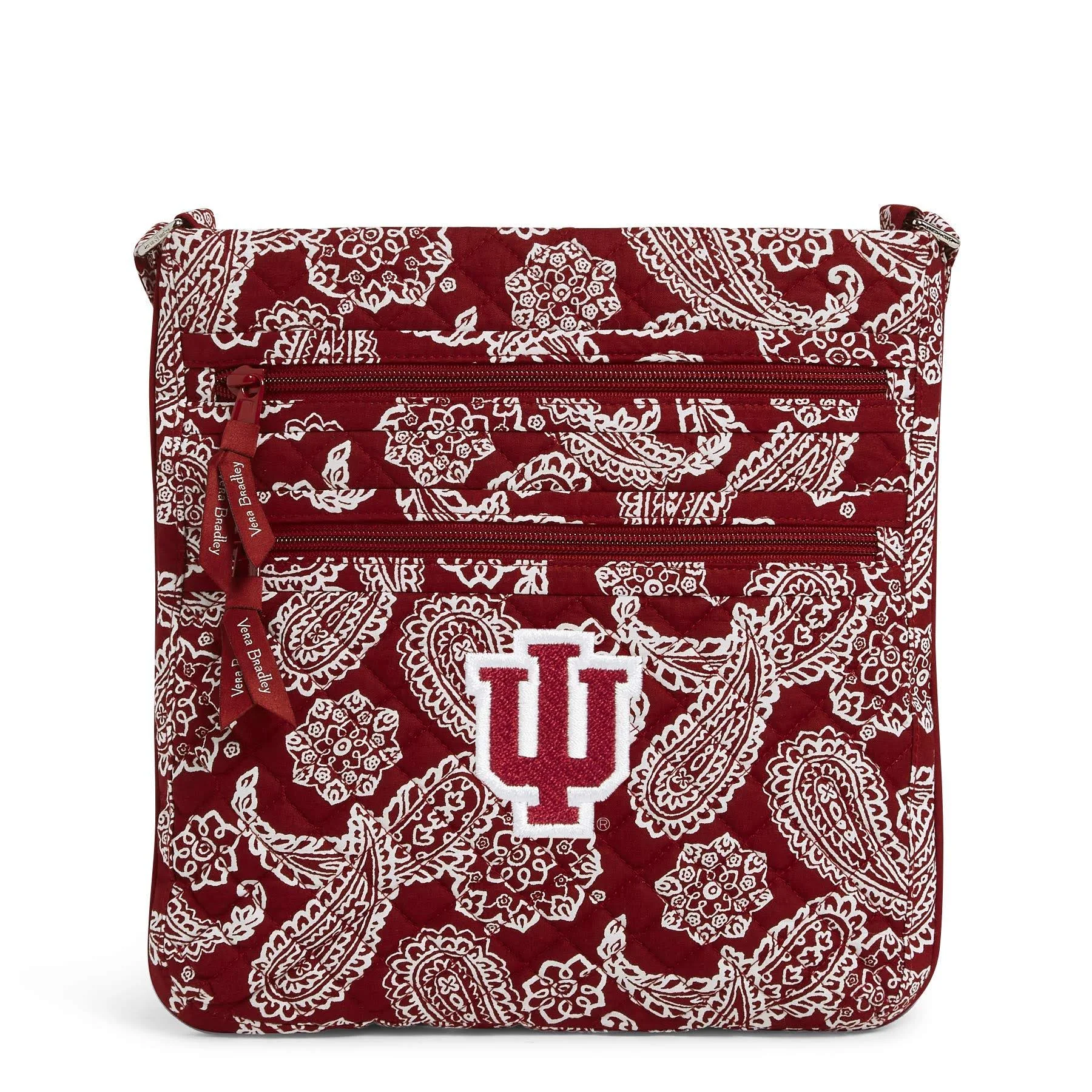 Vera Bradley Collegiate Triple Zip Hipster Cros sbody, Size null, Indiana