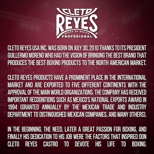 CLETO REYES Training Boxing Gloves with Hook and Loop Closure for Sparring and Heavy Punching Bags, Men and Women, MMA, Kickboxing, Muay Thai