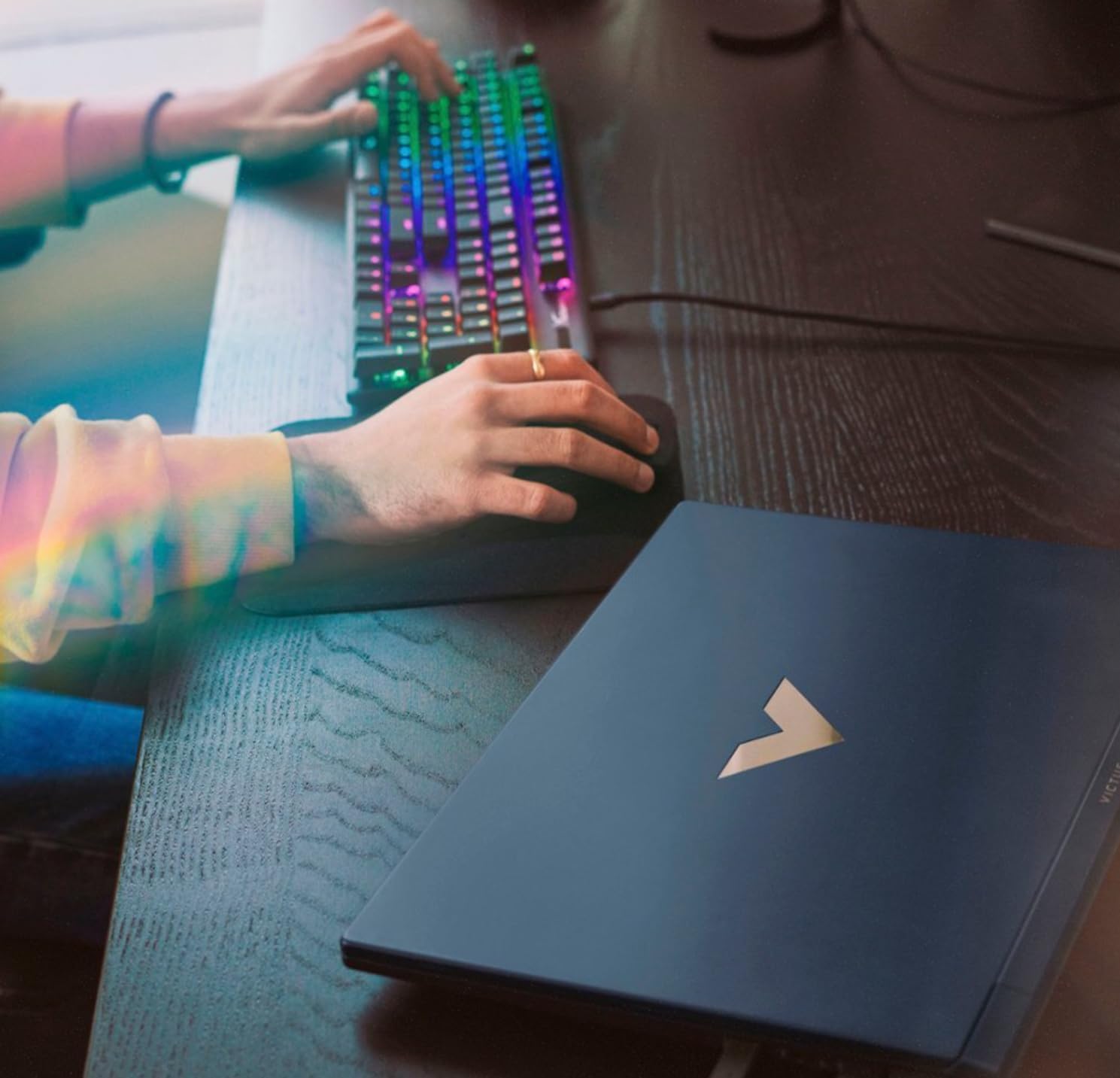 HP Victus 15.6" FHD 144Hz IPS Gaming Laptop - Intel Core i5-13420H - NVIDIA GeForce RTX 3050 - Micro-Edge - Wi-Fi6 - BT 5.3 - Backlit KB - Blue Win11 W/HDMI (16GB RAM |512GB PCIe SSD)