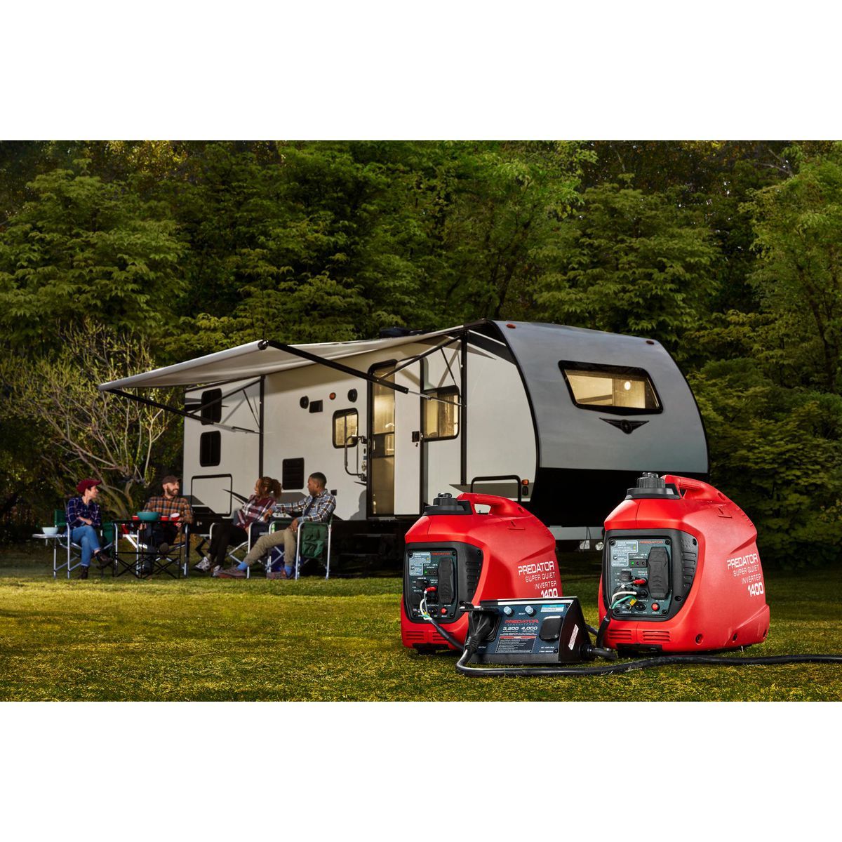 PREDATOR 1400 Watt SUPER QUIET Inverter Generator with CO SECURE Technology, EPA