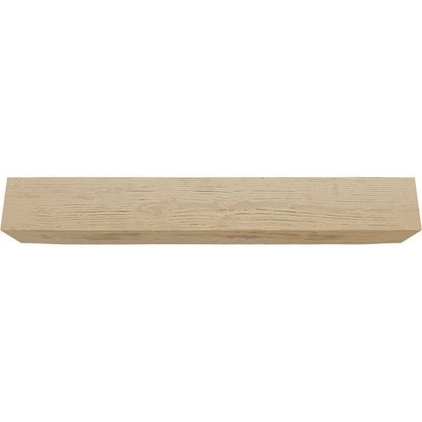 Ekena Millwork BMSD2C0040X040X144PP 4x22W x 4x22H x 12&L 2-Sided (L-beam) Sandblasted Endurathane Faux Wood Ceiling Beam, Natura
