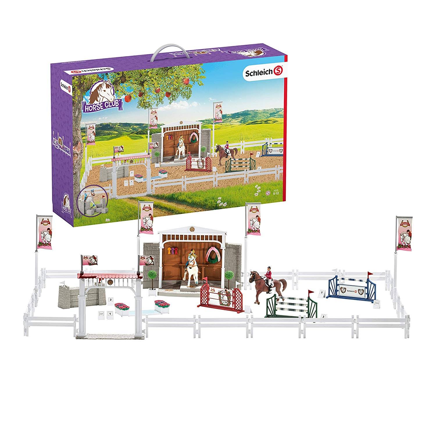 Schleich North America Big Horse Show with Riders u0026 Horses Playset