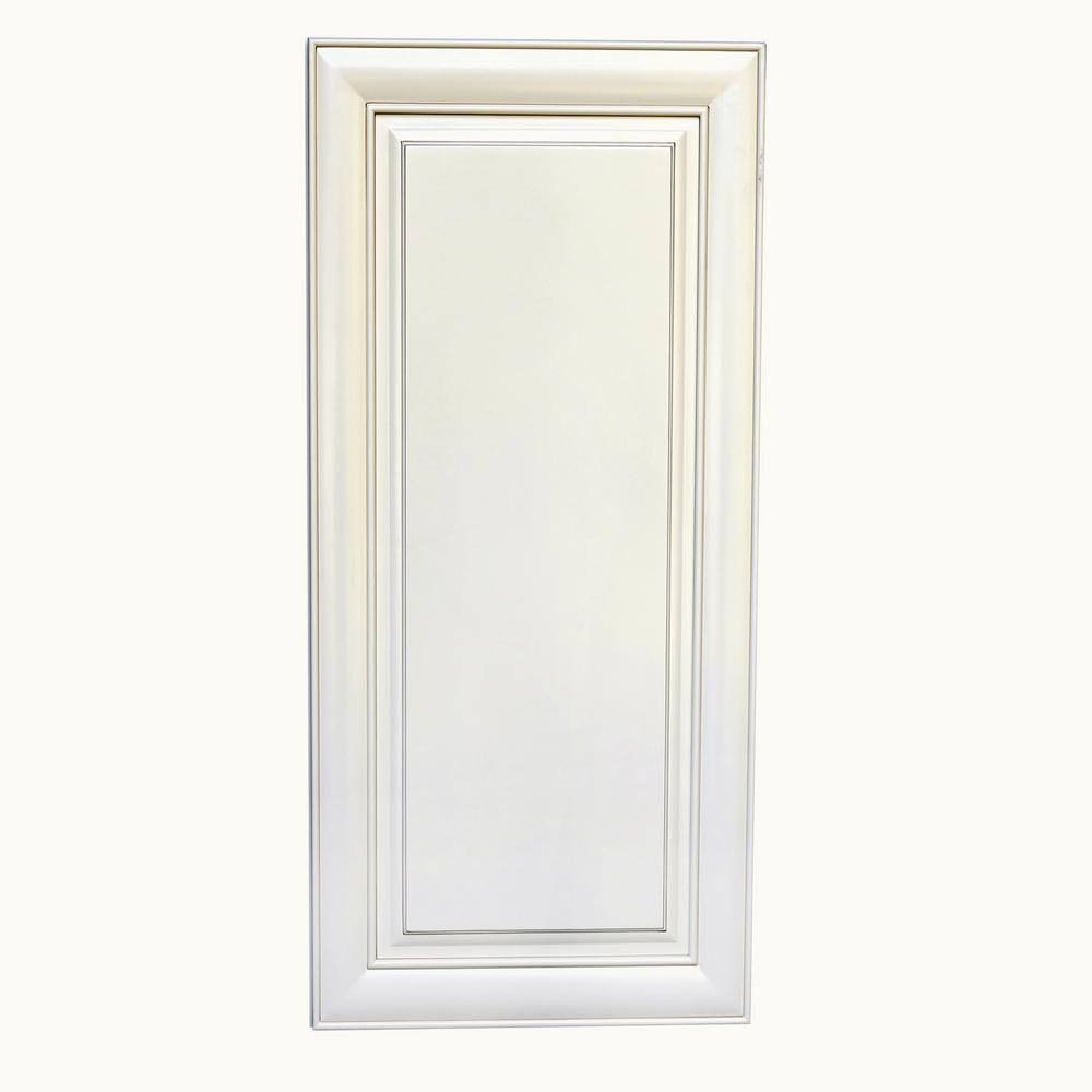 Plywell Ready to Assemble 9x36x12 in. High Single Door Wall Cabinet in Antique White AWxW0936