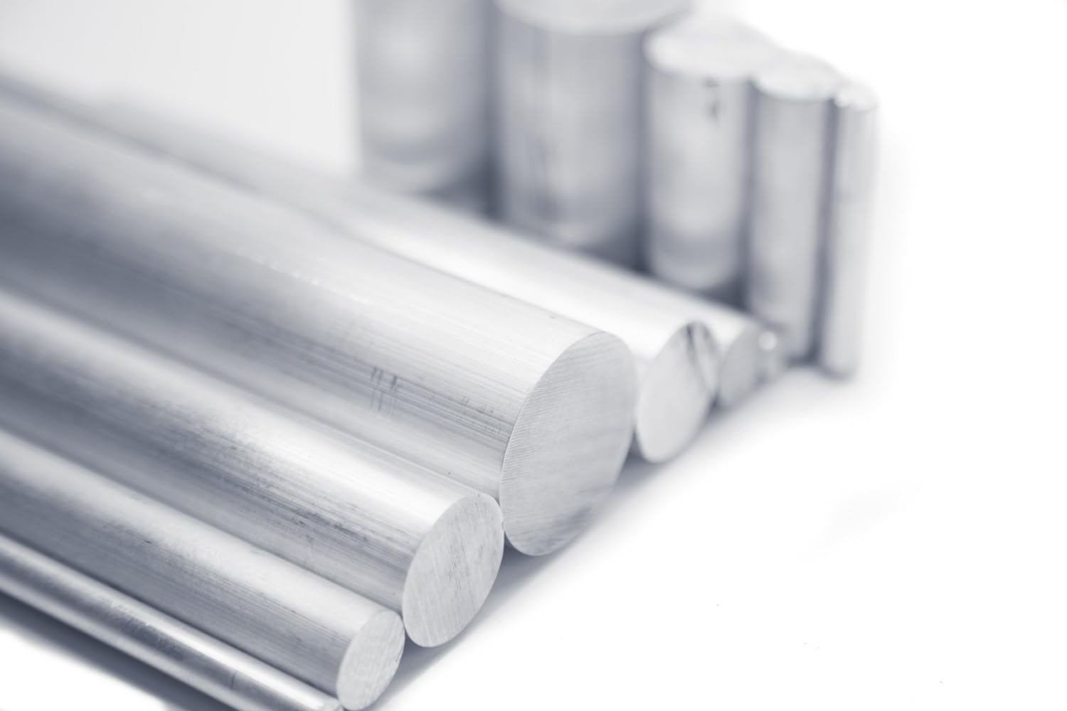 Diameter, 6061 Aluminum Round Rod, 48" Length, T6511, Extruded, 1.0" Diameter
