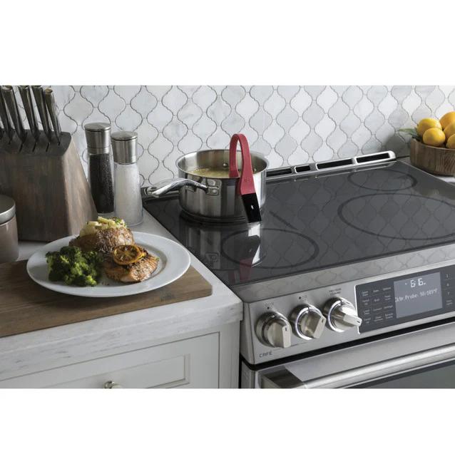 Cafe Electric Range, Electric, 30, 5.6 cu. ft. Stainless Steel - CCHS985SELSS