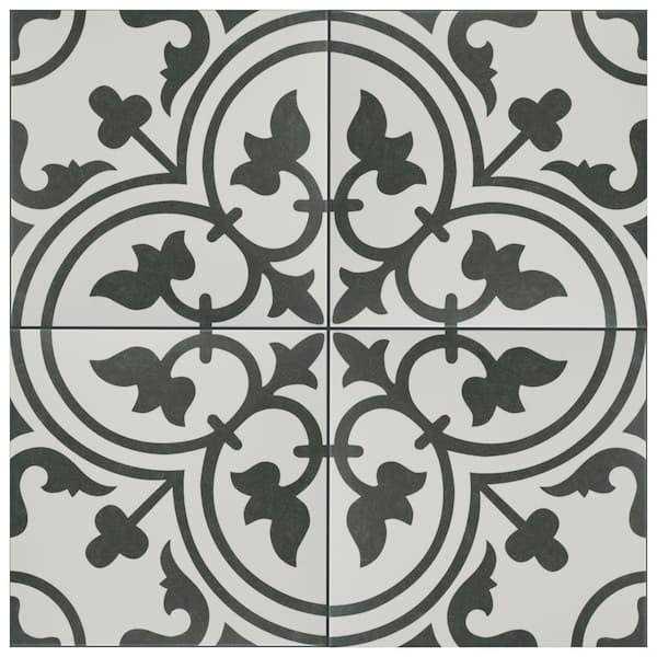 Merola Tile Arte 9-3/4 in. x 9-3/4 in. Porcelain Floor and Wall Tile