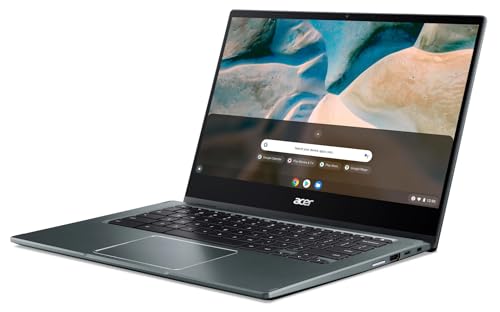 acer Chromebook Spin 514 2-in-1 Laptop | 14" FHD IPS Multi-Touch | AMD 4-core Ryzen 5 3500C | 8GB DDR4 128GB eMMC | Backlit USB-C Mouse/Sleeve + HDM Cable