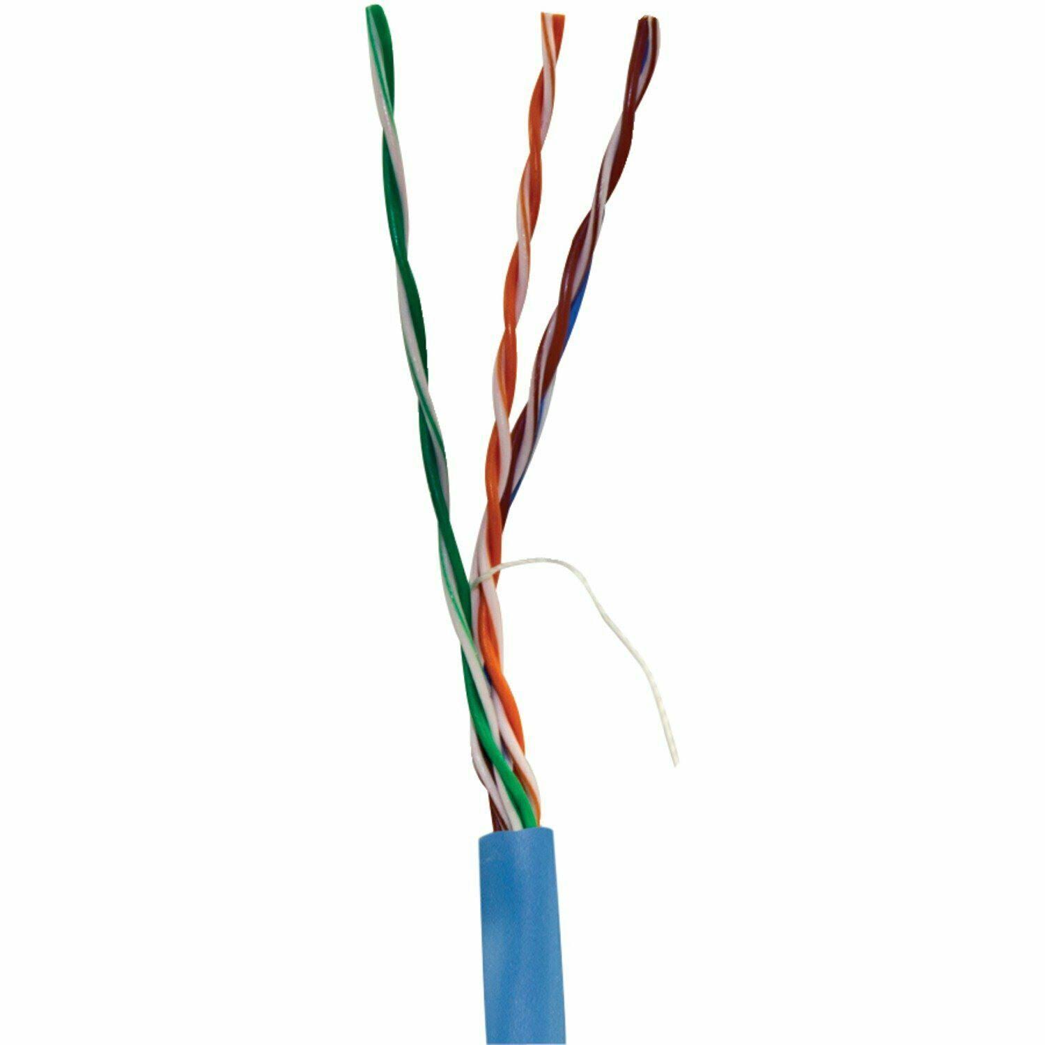 Vericom Cat-5e UTP Solid Riser CMR Cable 1000 (Blue) Home Audio Crossover Blue (mbw5u-00932)