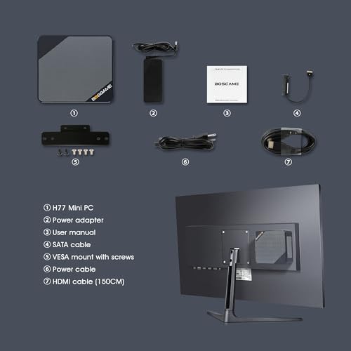 Mini PC N100 Intel 12th Mini Computers Windows 11 Pro 16GB DDR4 RAM 512GB PCIe x1 SSD, 4K 60HZ Triple Displays by Dual HDMI+Type-C, 6W TDP Quiet Mini PC, WIFI5, Office, Education