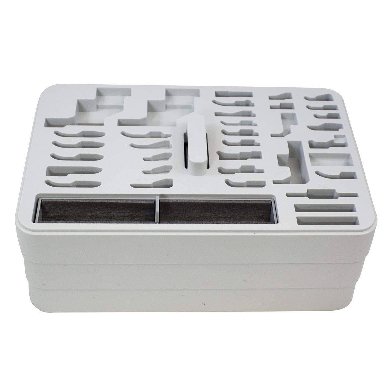 Janome Presser Foot Accessory Storage Case, Black