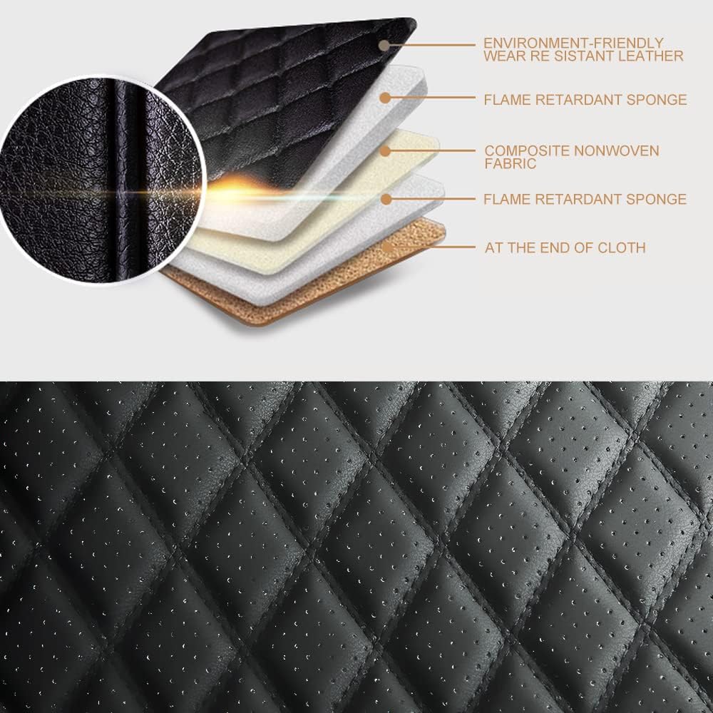 HZKERZH Custom for Honda CR-V 2007-2021 Car Seat Cover for 5 Seater,Premium Faux Leather Interior for Honda CR-V 2007-2021 Accessories,Waterproof and Easy to Install
