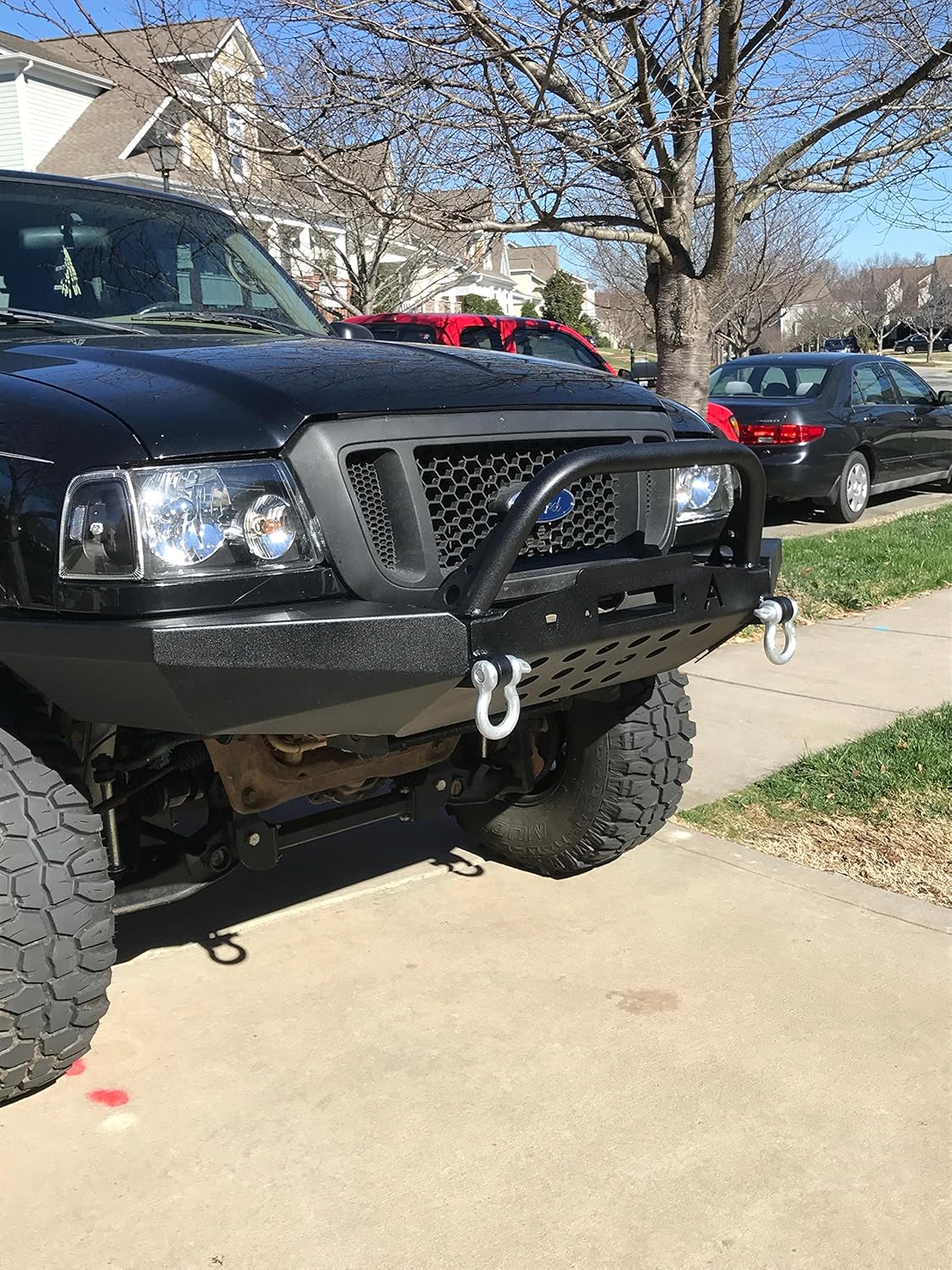 Modular Front Bumper with Bull Bar for 98-11 Ford Ranger