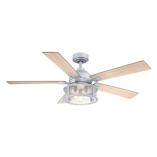 Parrot Uncle Farmhouse Ceiling Fans with Lights and Remote