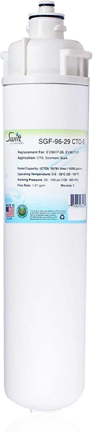 Swift Green Filters SGF-96-29 CTO-S Compatible Commercial Water Filter for EV9617-26, EV9617-21 (2 Pack),Made in USA