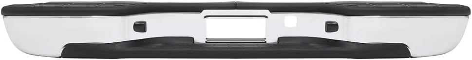 ECCPP Rear Bumper Fits for 1999-2006 for Silverado 1500,2007 for Silverado 1500 Classic,1999-2006 for GMC Sierra 1500,2007 for GMC Sierra 1500 Classic