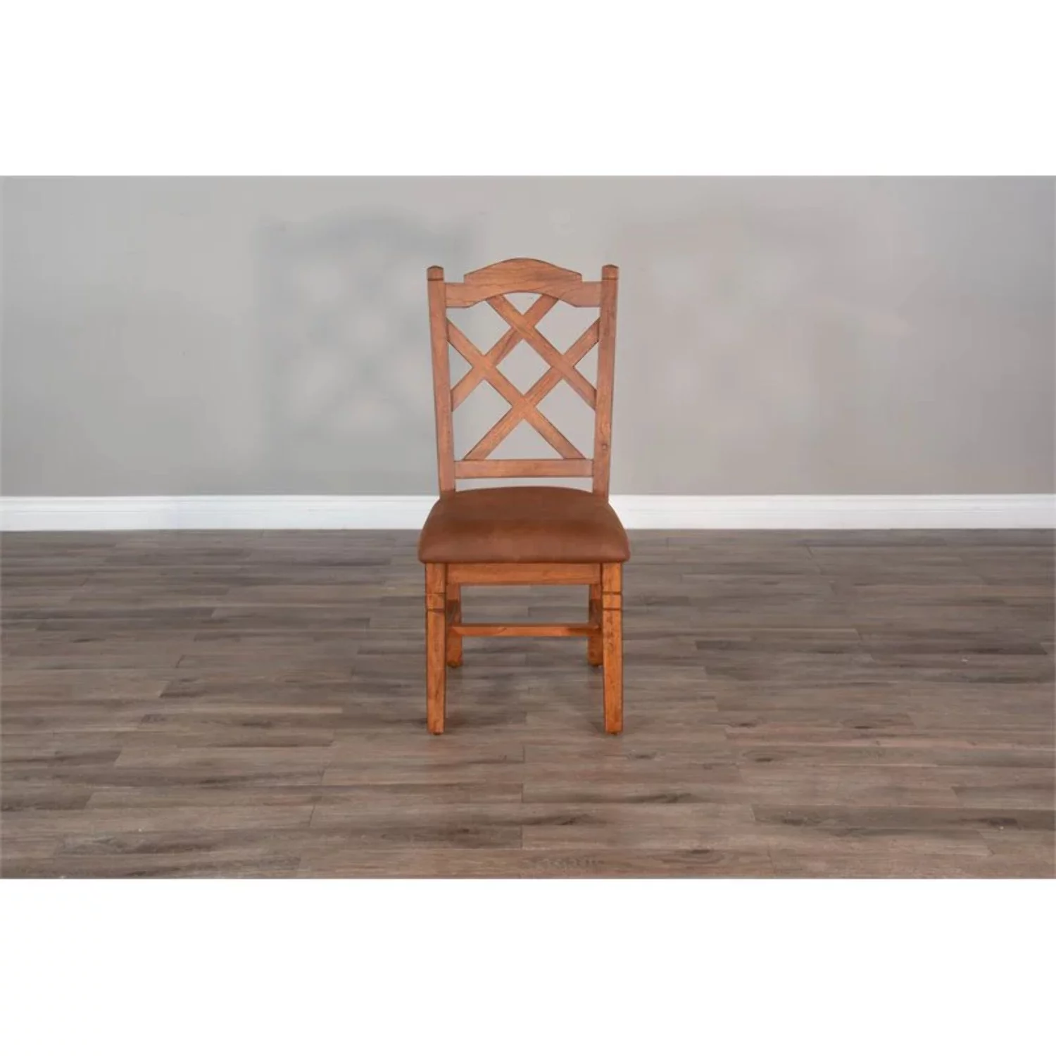 Sunny Designs Sedona Dbl Crossback Chair with Cushion Seat