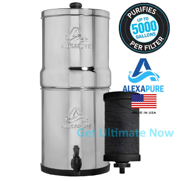 Alexapure Pro Water Filtration System - Camping Survival