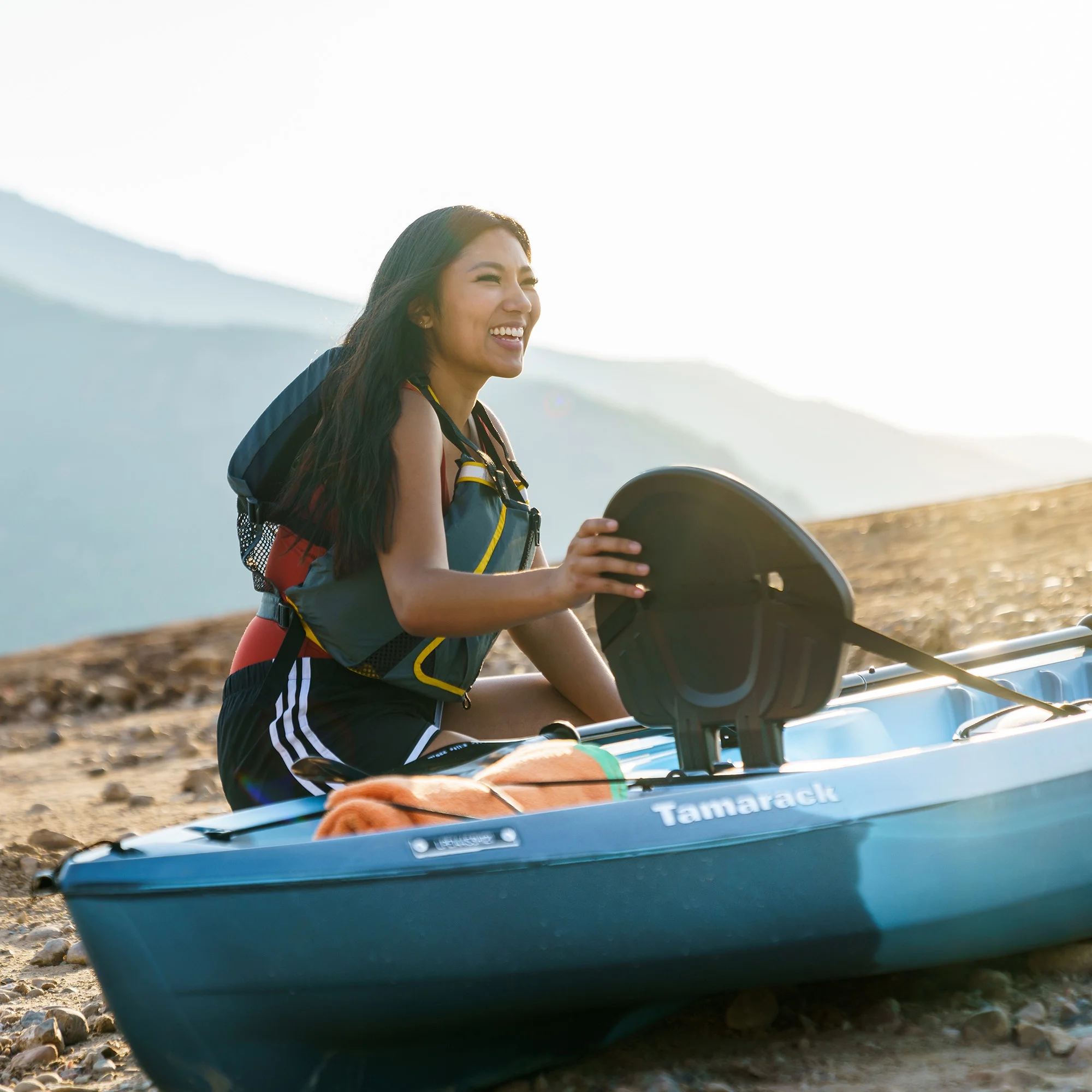 Lifetime Tamarack 100 Sit-On-Top Kayak (Paddle Included) - Arctic Fusion - 91139