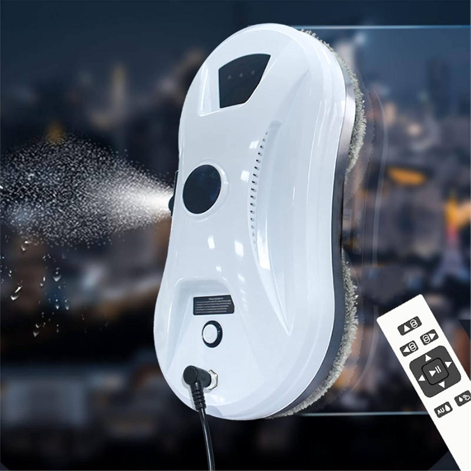 Wireless Window Cleaner Robot, Automatic Robotic Window Cleaning Vacuum Cleaner, Smart Glass Robot for Inside and Outdoor Glass Tile Window