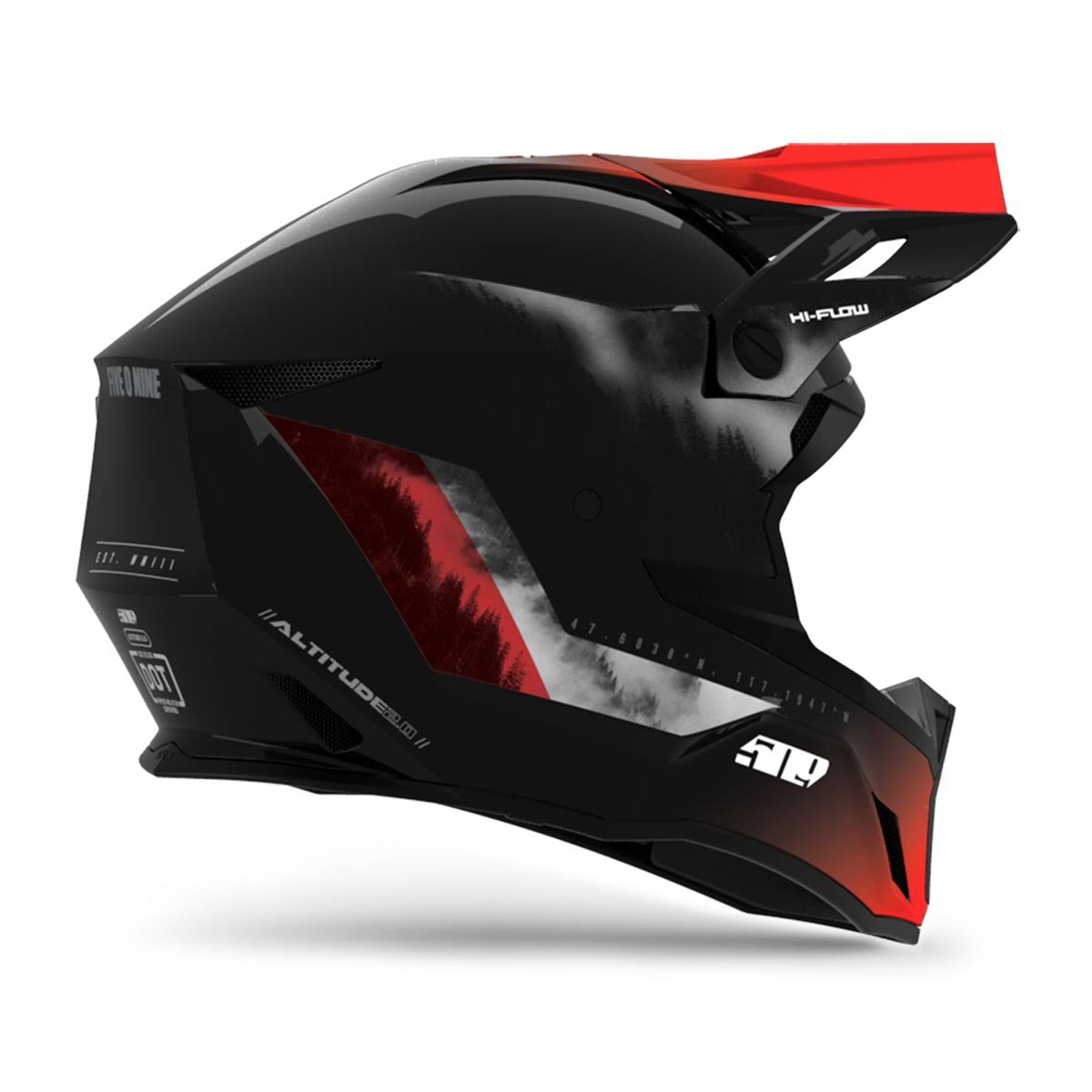 509 Altitude 2.0 Offroad Helmet (Sharkskin - Large)
