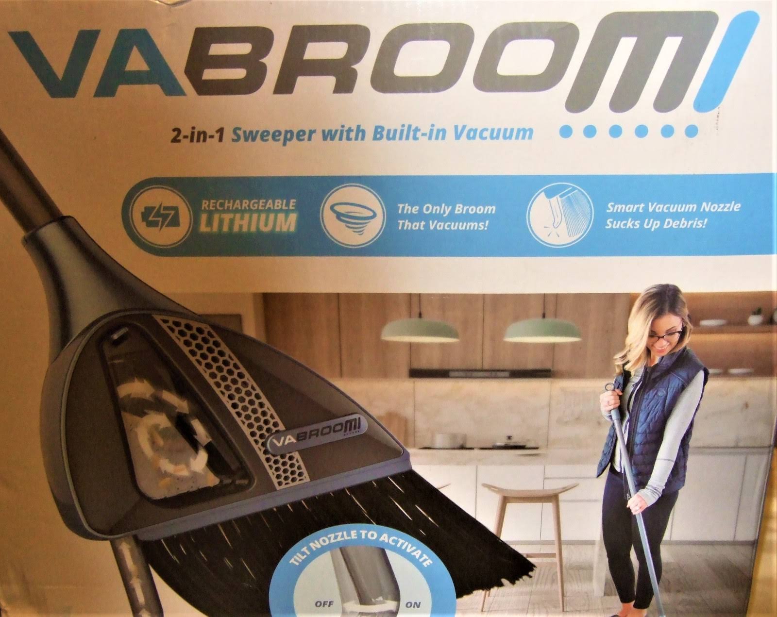 VaBroom - The Powerful 2-in-1 Broom with Built-in Vacuum
