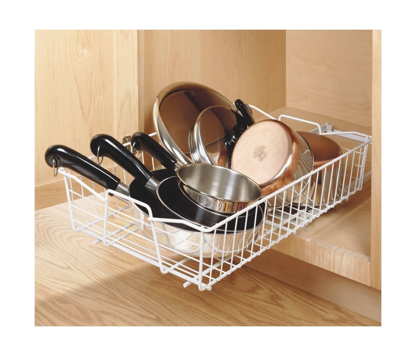 Closetmaid 53052 14-inch Wide Cabinet Organizer, White