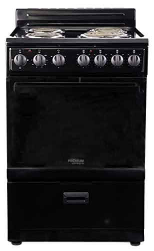 Premium Levella Electric Range with 4 Coil Burners and Single Oven